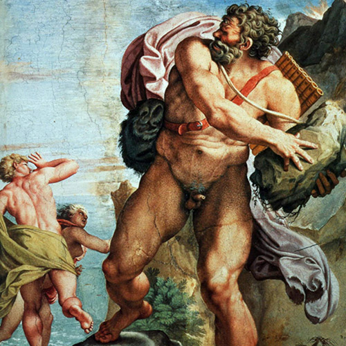 Raffigurazione di Polifemo, Acitrezza