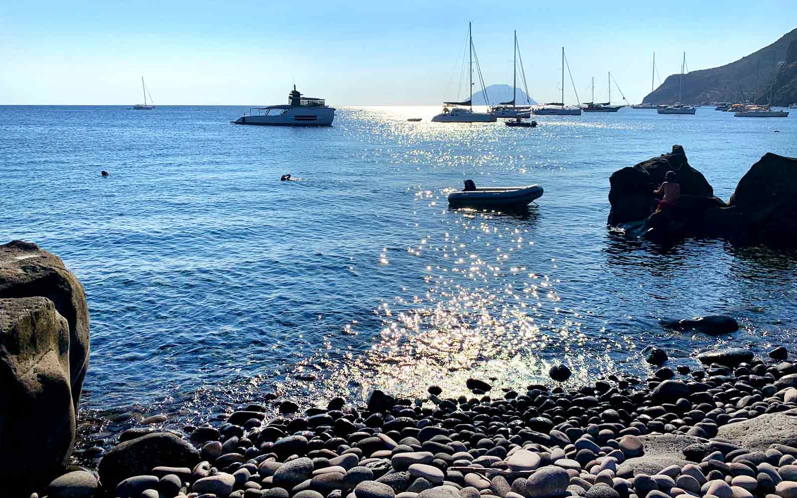 Filicudi, spiaggia Le Punte