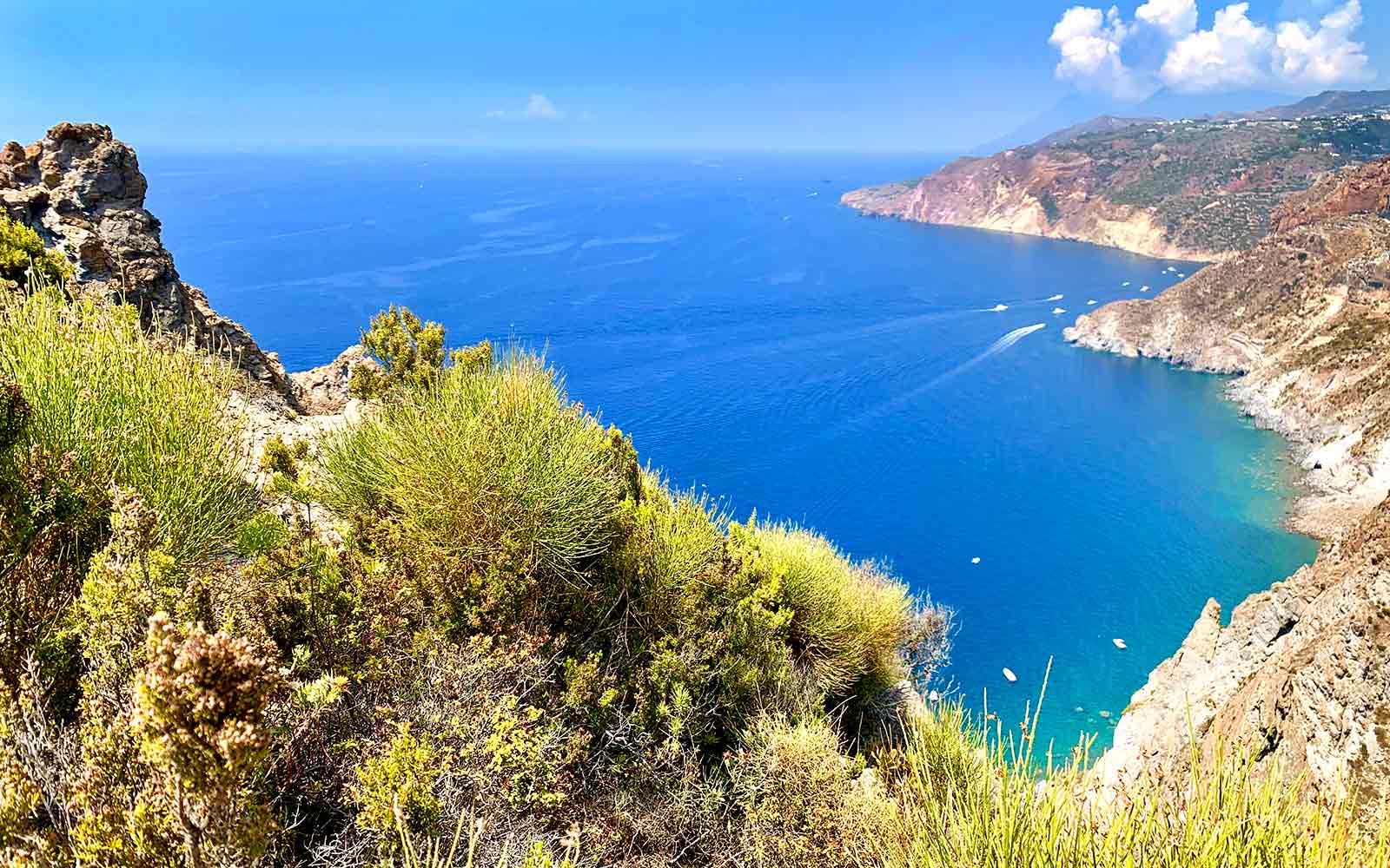 Lipari vista dall'Osservatorio Geofisico