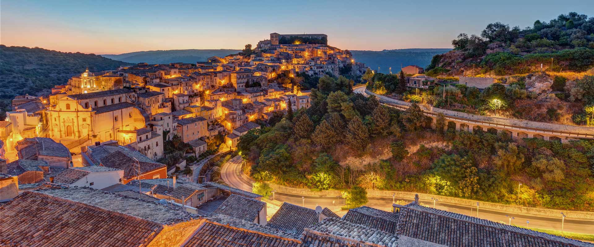 Panoramica su Ragusa Ibla