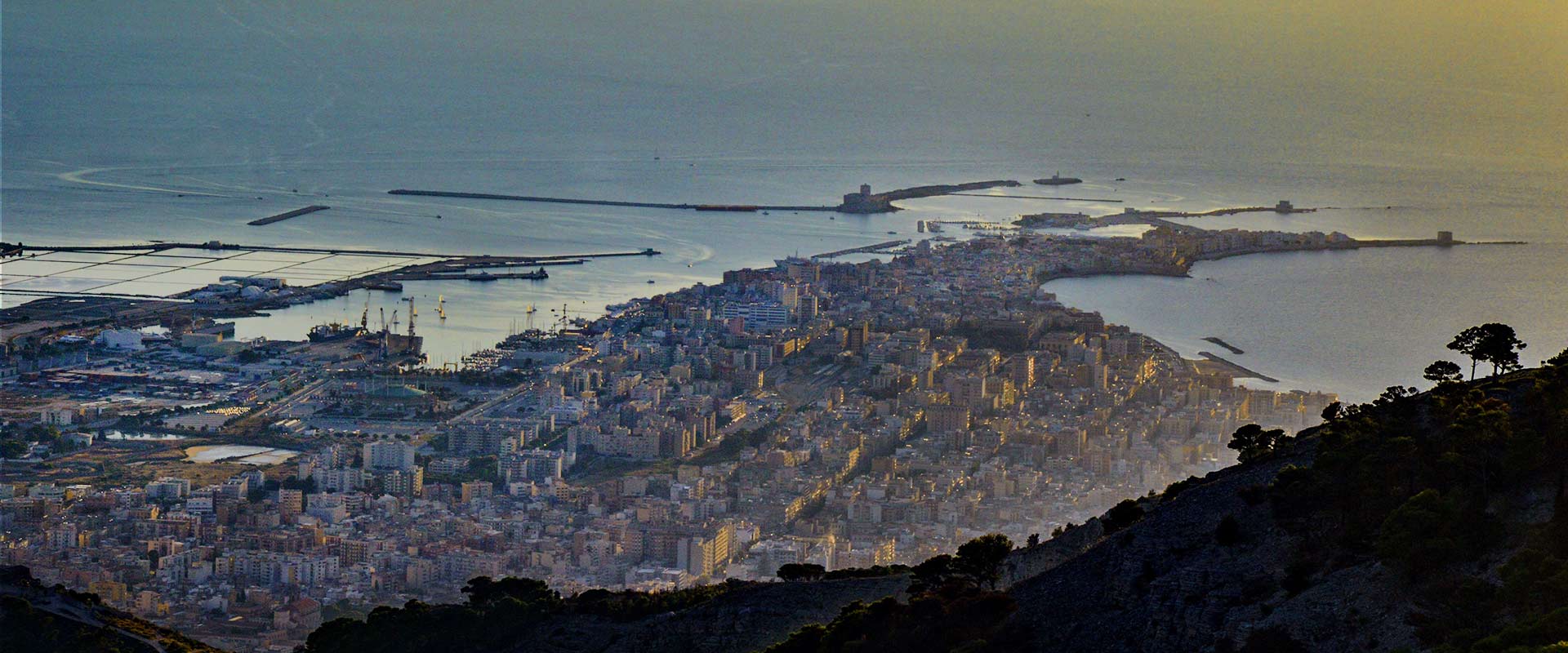 Panoramica su Trapani