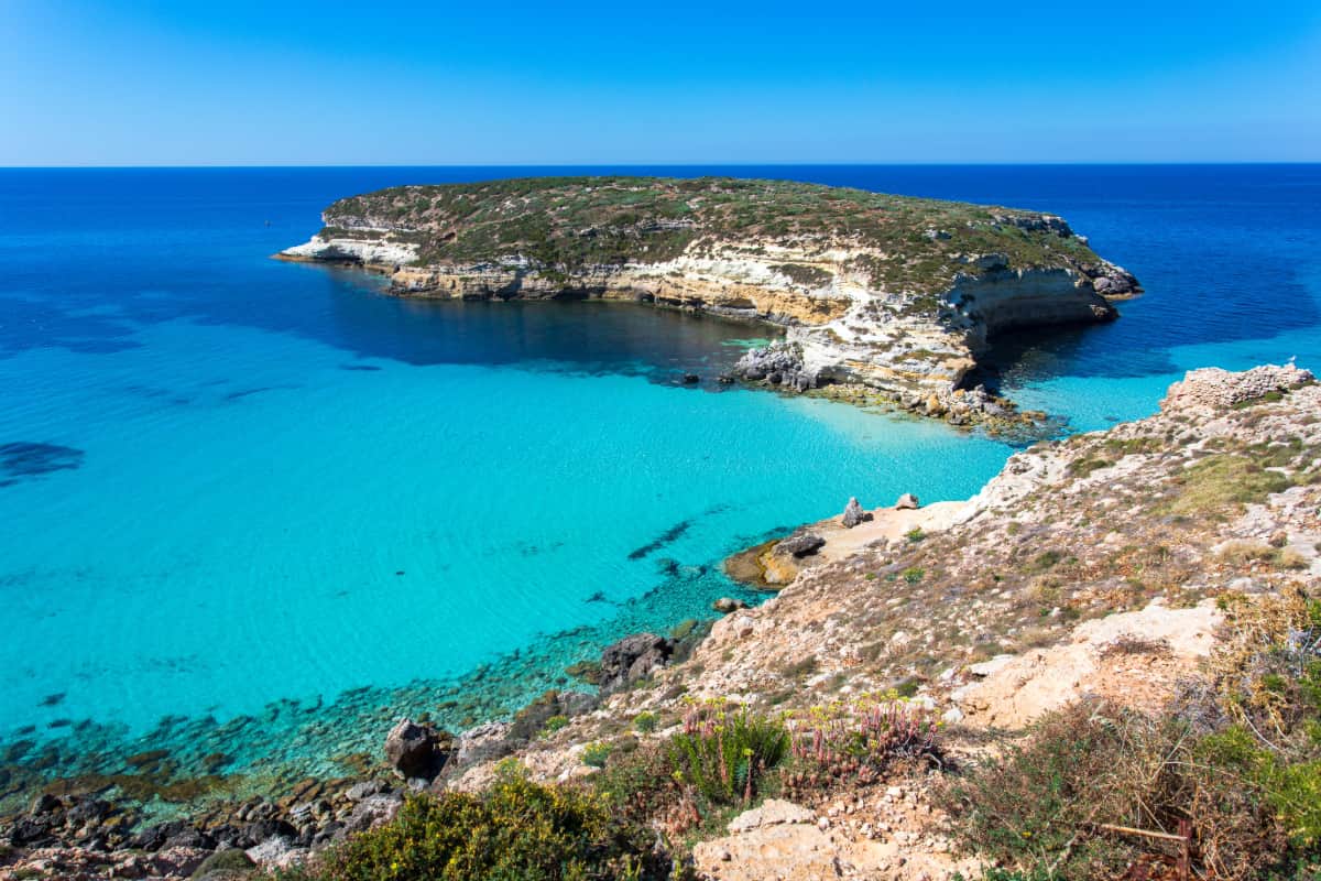 Spiaggia dell'isola dei conigli